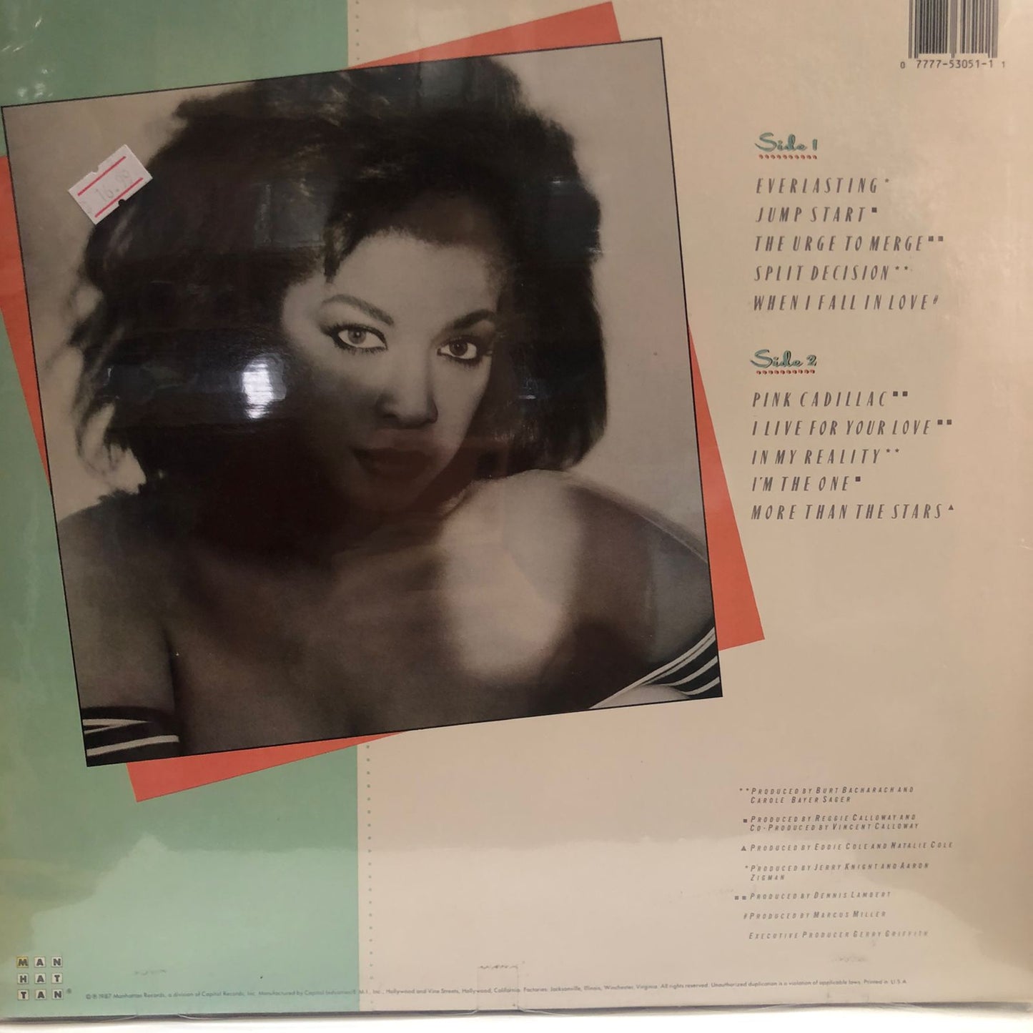 NATALIE COLE - EVERLASTING LP