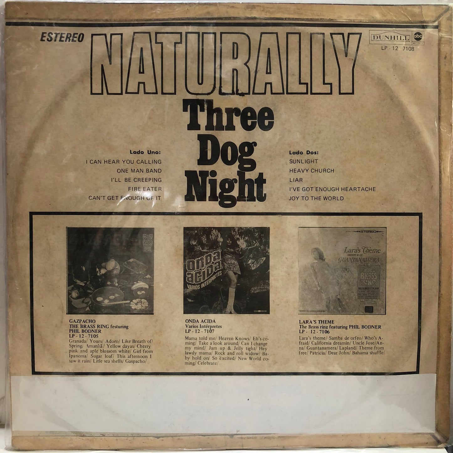 THREE DOG NIGHT - ONE LP
