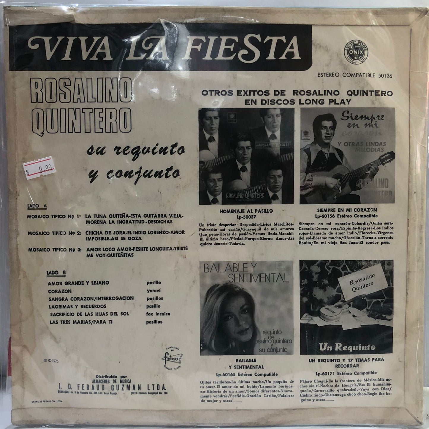 ROSALINO QUINTERO - VIVA LA FIESTA LP