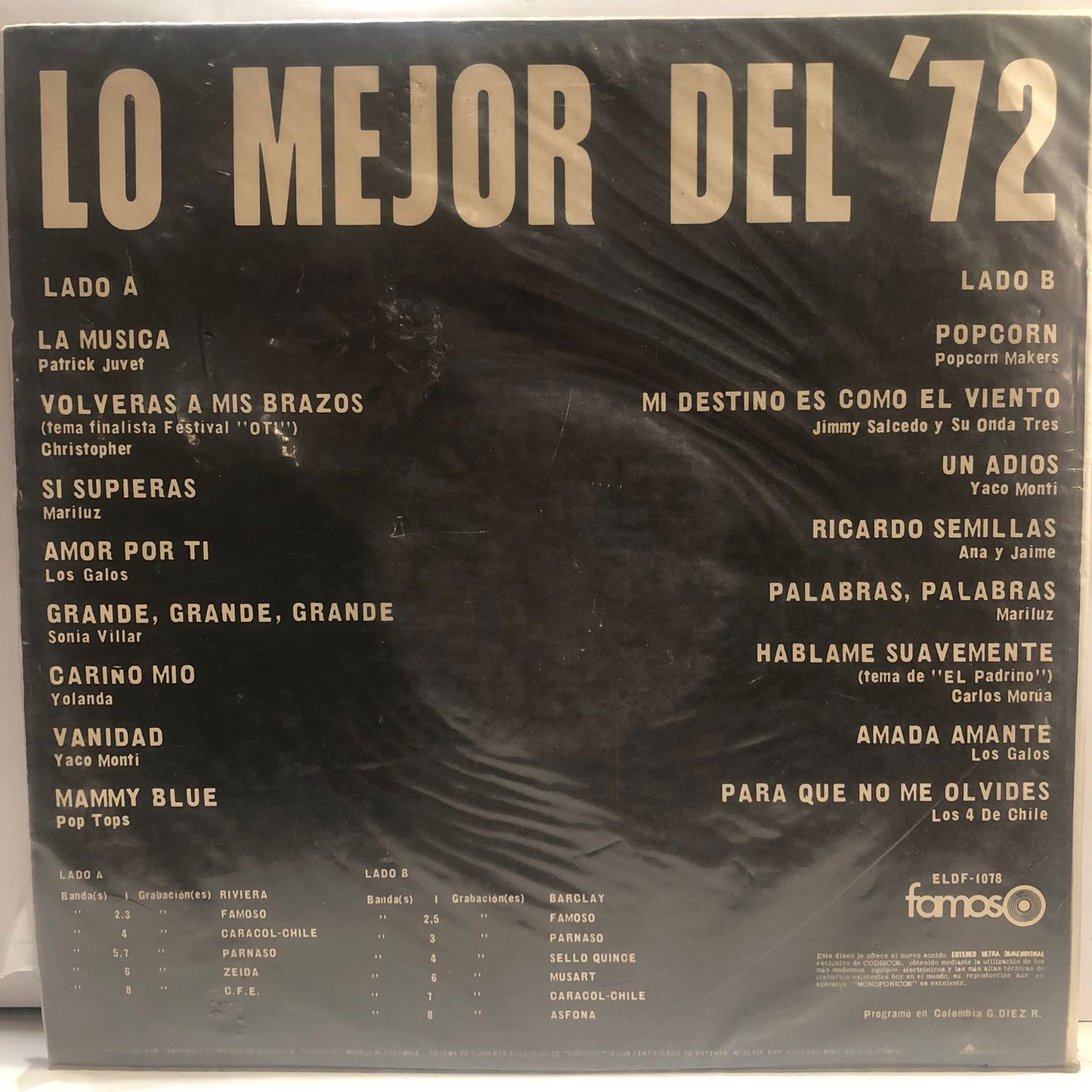 LO MEJOR DEL 72 LP