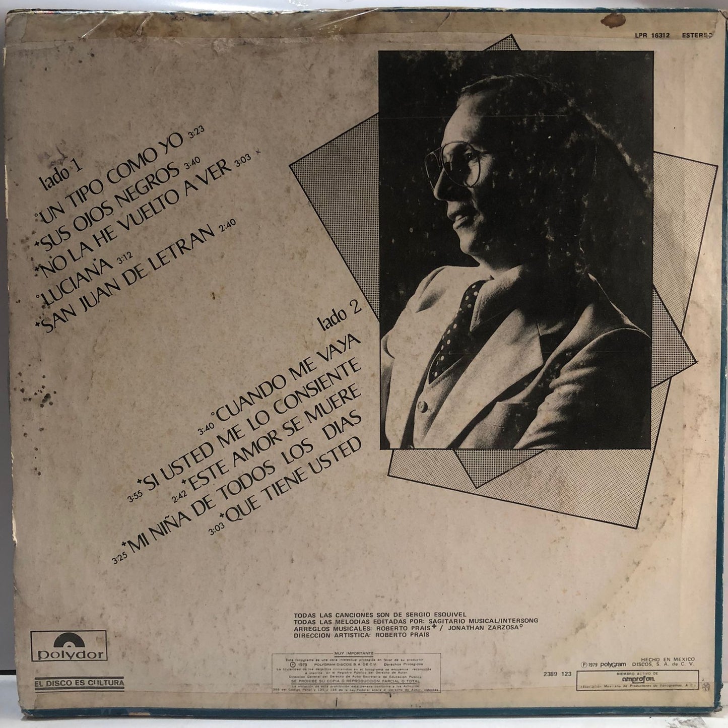 SERGIO ESQUIVEL - UN TIPO COMO YO LP