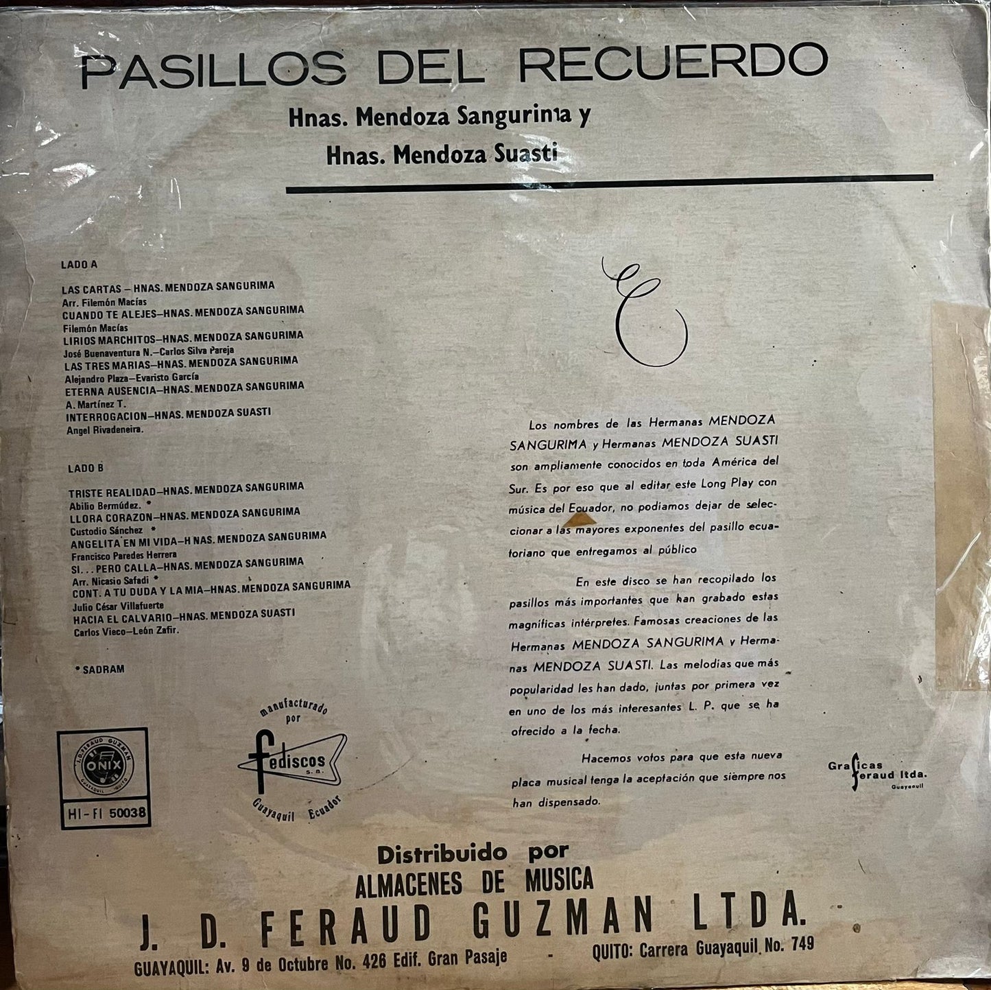 HNAS. MENDOZA SANGURIMA Y HNAS. MENDOZA SUASTI LP