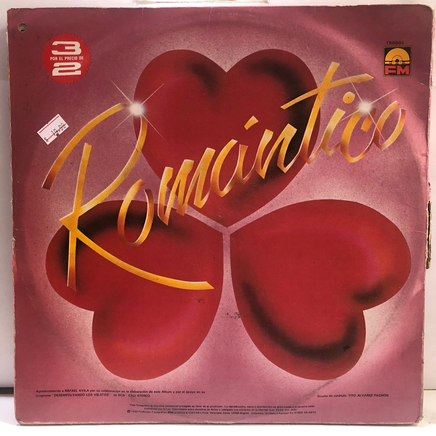ROMANTICO DE COLECCION 3 LPS