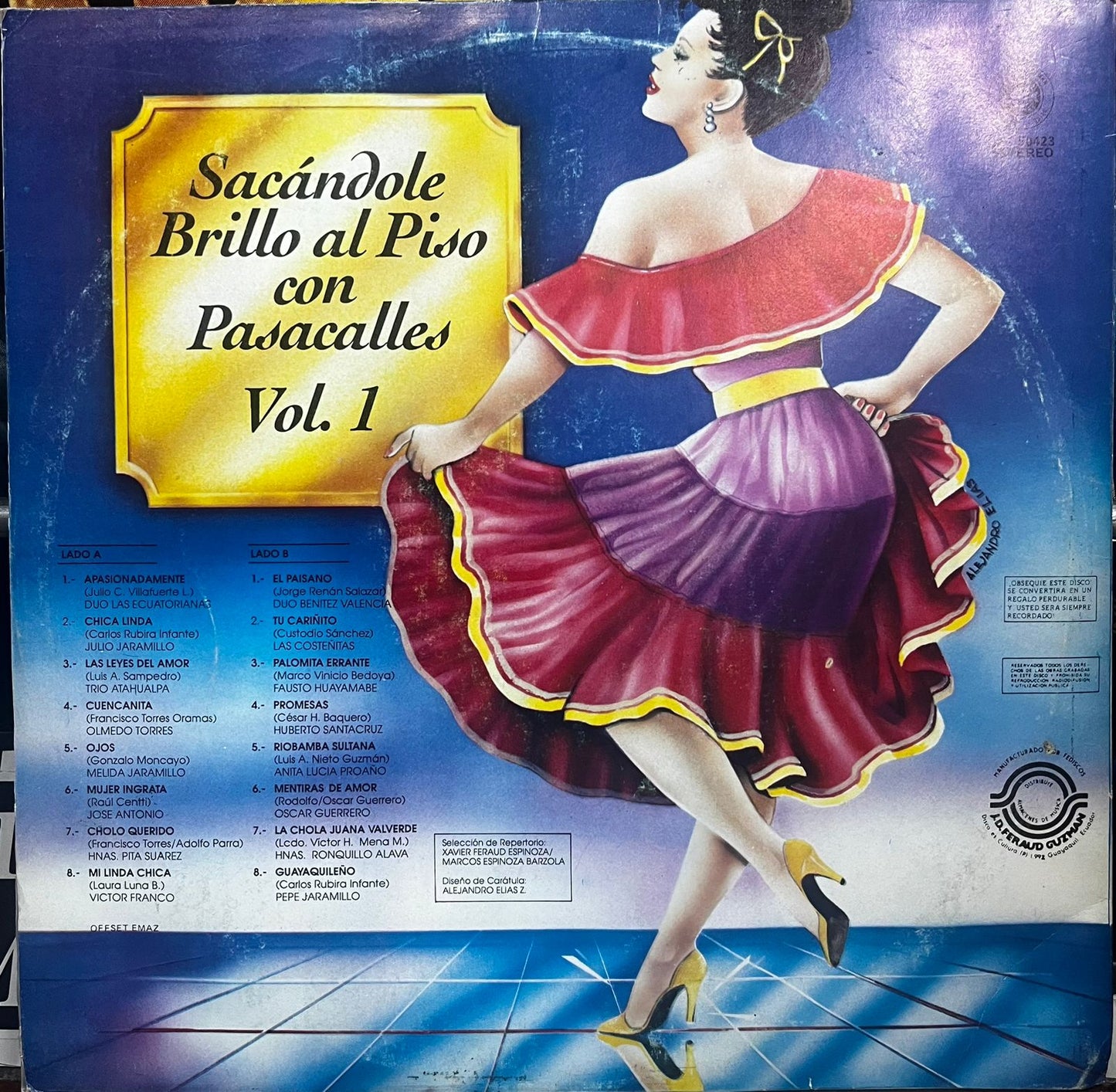 SACANDOLE BRILLO AL PISO CON PASACALLES - VOL.1 LP