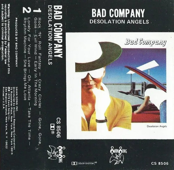 BAD COMPANY - DESOLATION ANGELS CASSETTE