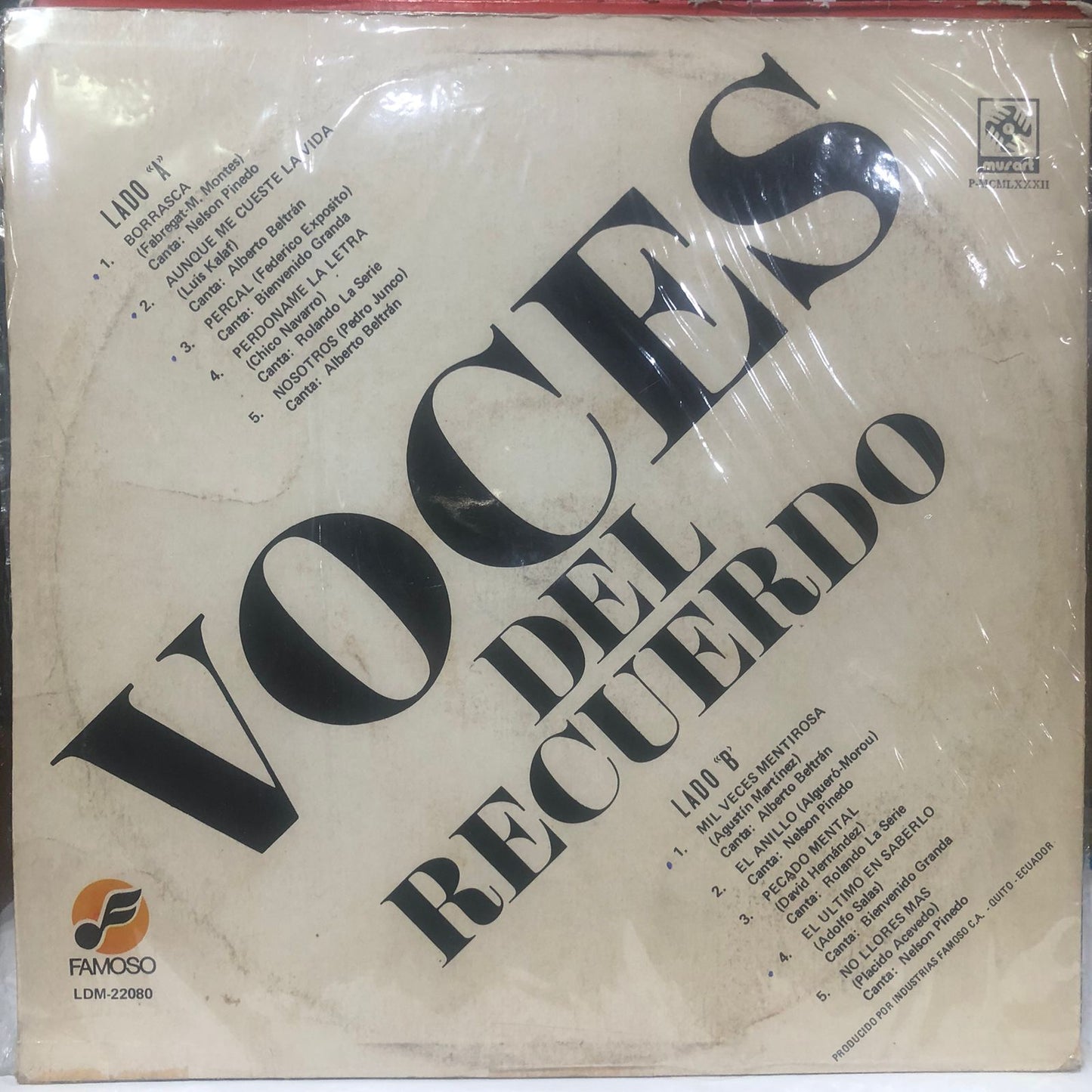 VOCES DEL RECUERDO LP