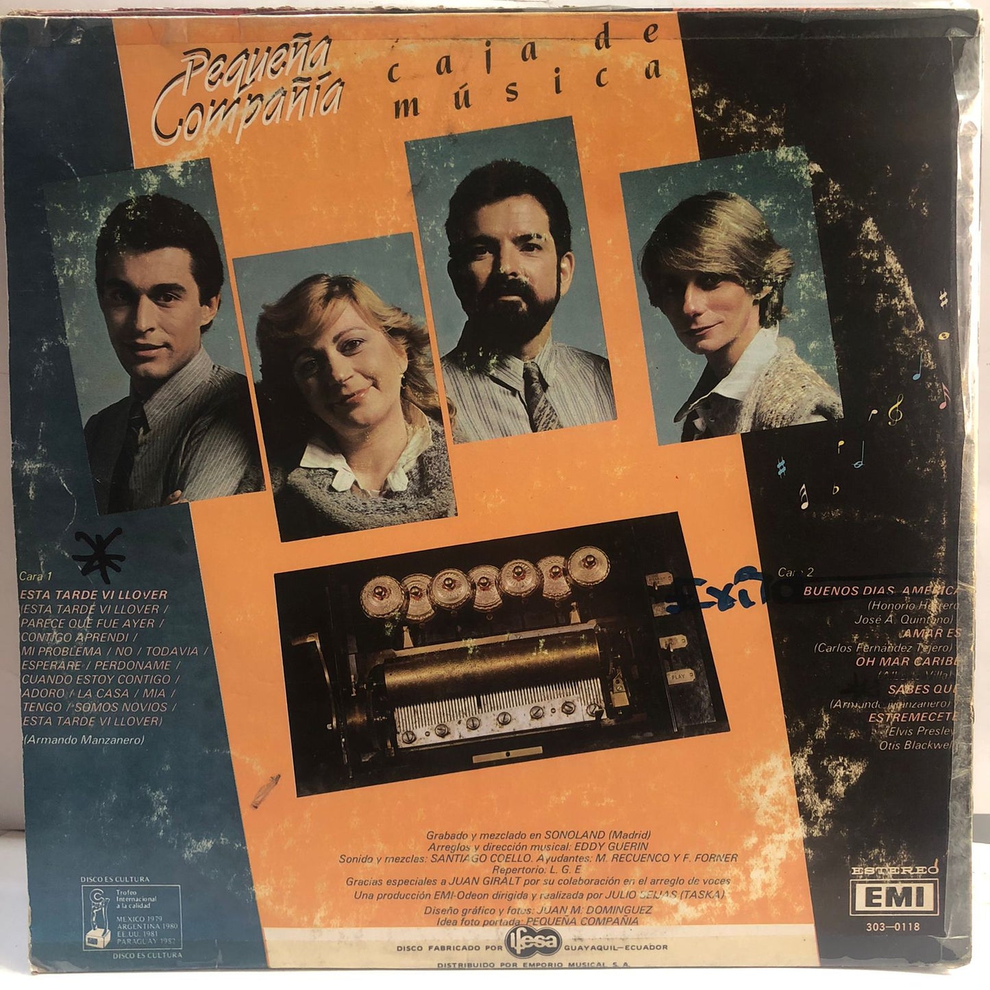 PEQUEÑA COMPAÑIA - CAJA DE MUSICA LP