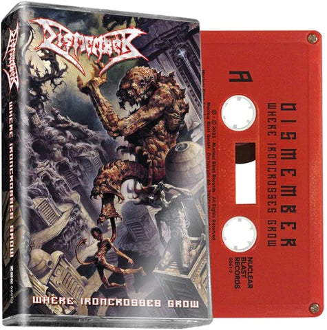 DISMEMBER - WHERE IRONCROSSES GROW CASSETTE