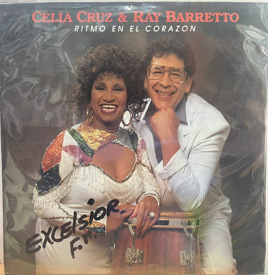 CELIA CRUZ & RAY BARRETO - RITMO EN EL CORAZON LP