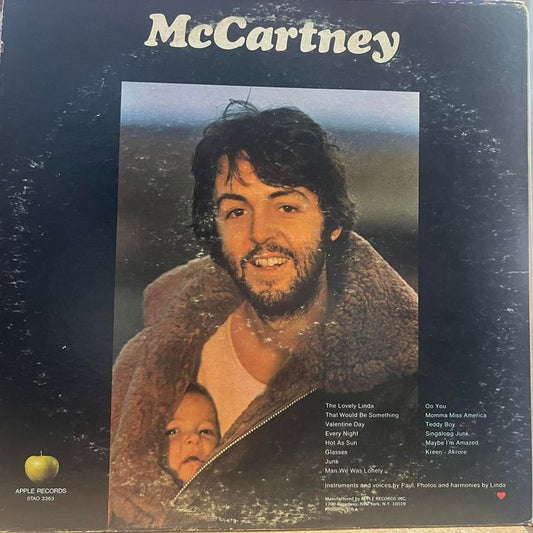 PAUL McCARTNEY - MCCARTNEY LP