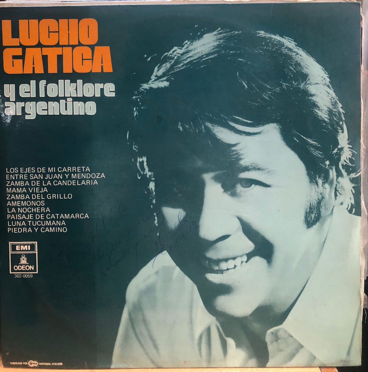 LUCHO GATICA - Y EL FOLKLORE ARGENTINO LP