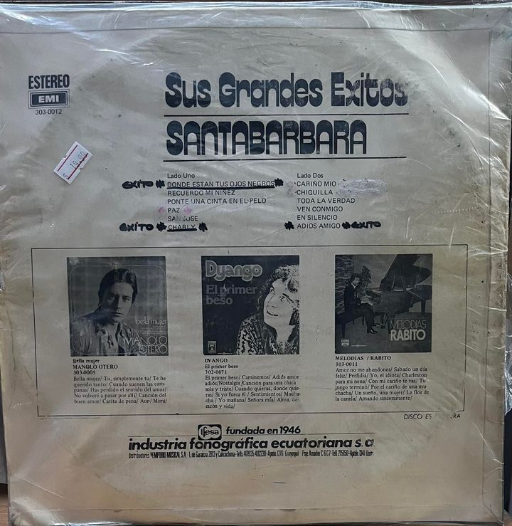 SANTABARBARA - SUS GRANDES EXITOS SANTABARBARA LP