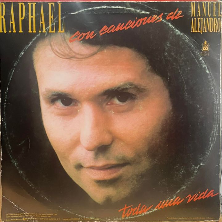 RAPHAEL - CON CANCIONES DE MANUEL ALEJANDRO