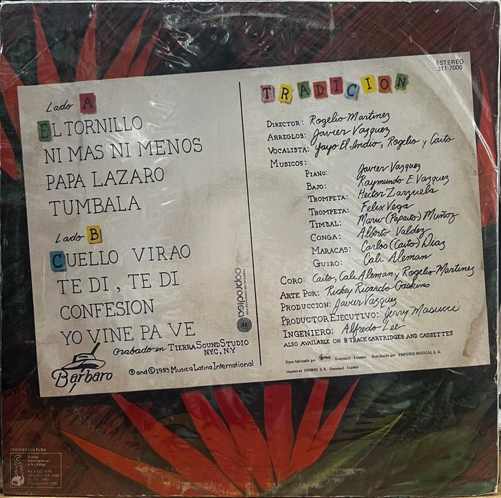 SONORA MATANCERA - TRADICION LP