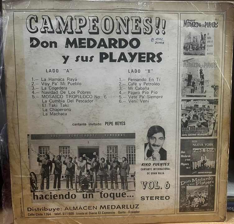 DON MEDARDO Y SUS PLAYERS - CAMPEONES VOL.6 LP