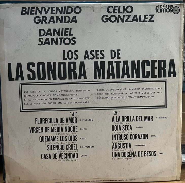 LA SONORA MATANCERA - LOS ASES DE LP