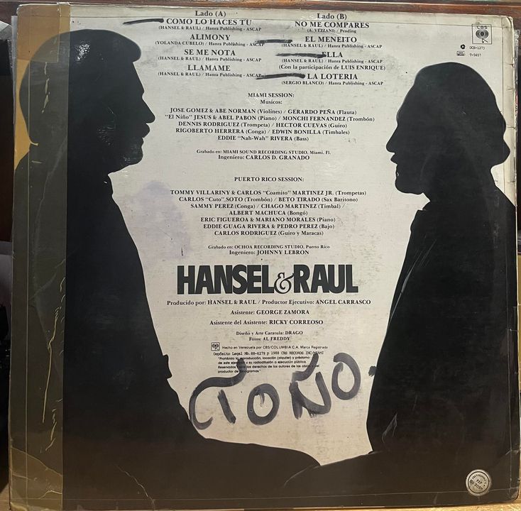 HANSEL & RAUL - BLANCO Y NEGRO LP
