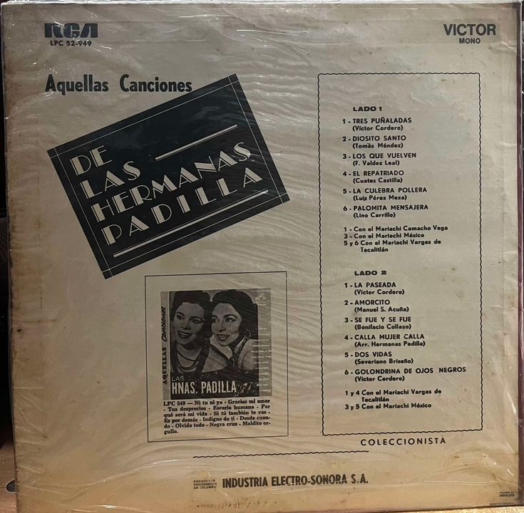 HERMANAS PADILLA - AQUELLAS CANCIONES LP