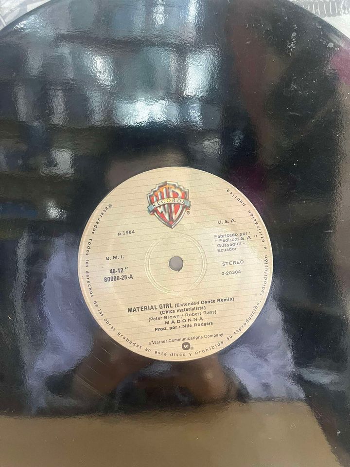 MADONNA - MATERIAL GIRL LP