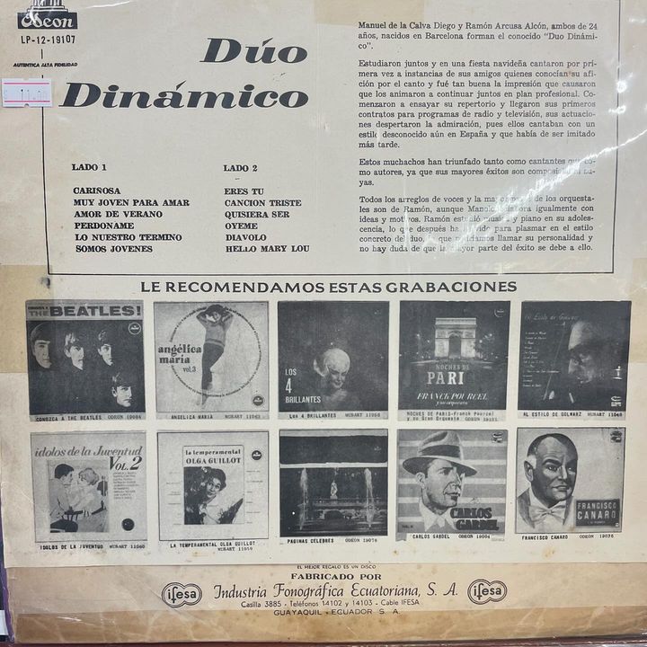 DUO DINAMICO - DUO DINAMICO LP