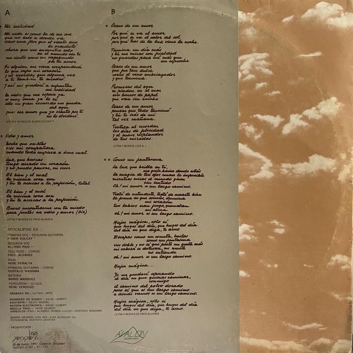 APOCALIPSIS - CREANDO SUEÑOS LP