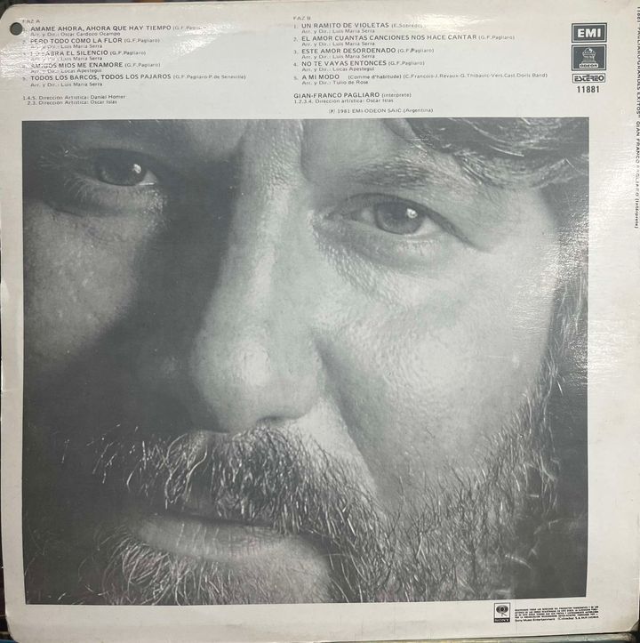 GIAN FRANCO PAGLIARO - GRANDES EXITOS LP