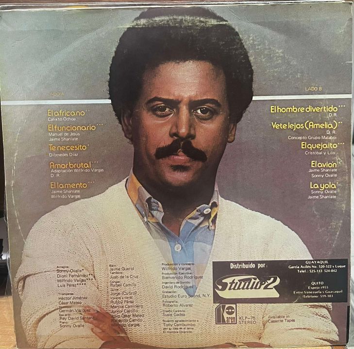 WILFRIDO VARGAS - EL AFRICANO LP