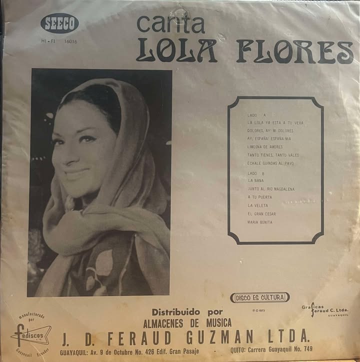 LOLA FLORES - CANTA LP