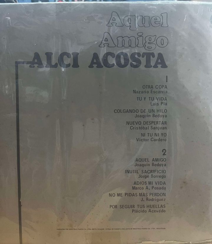 ALCI ACOSTA - AQUEL AMIGO LP