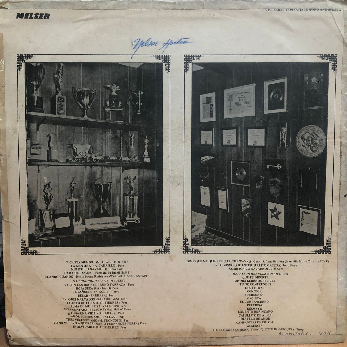 TITO RODRIGUEZ - 25TH ANNIVERSARY PERFOMANCE LP