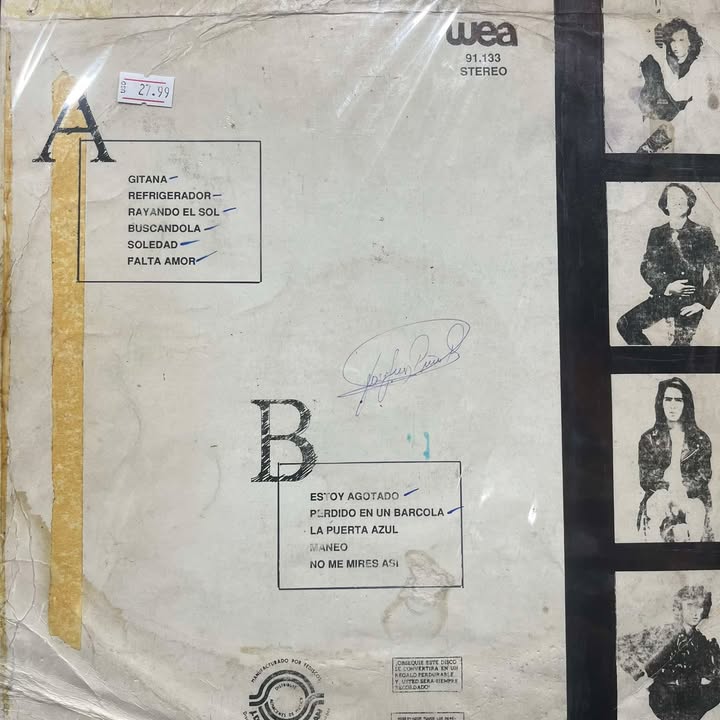 MANA - FALTA AMOR LP (DE EPOCA)
