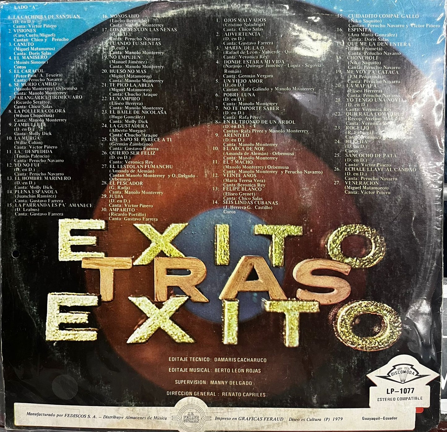 LOS MELODICOS - SELECCION DE LOS EXITOS VOL.1 LP
