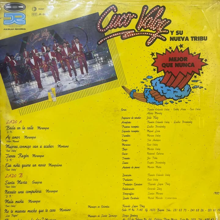 CUCO VALOY Y SU NUEVA TRIBU - MEJOR QUE NUNCA LP