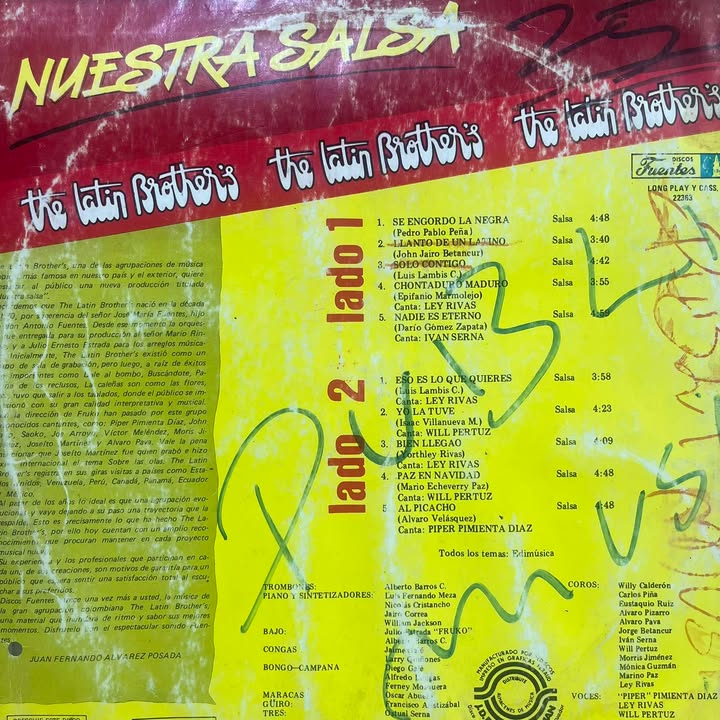 THE LATIN BROTHERS - NUESTRA SALSA LP