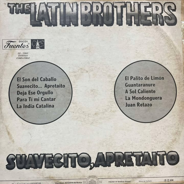 THE LATIN BROTHERS - SUAVECITO, APRETAITO LP