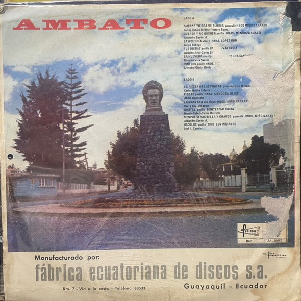AMBATO TIERRA DE FLORES LP (DE EPOCA)
