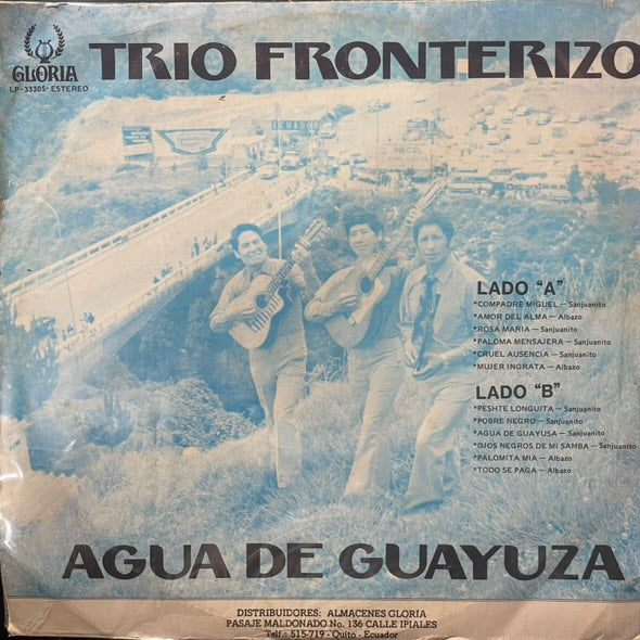 TRIO FRONTERIZO - AGUA DE GUAYUSA LP (DE EPOCA)