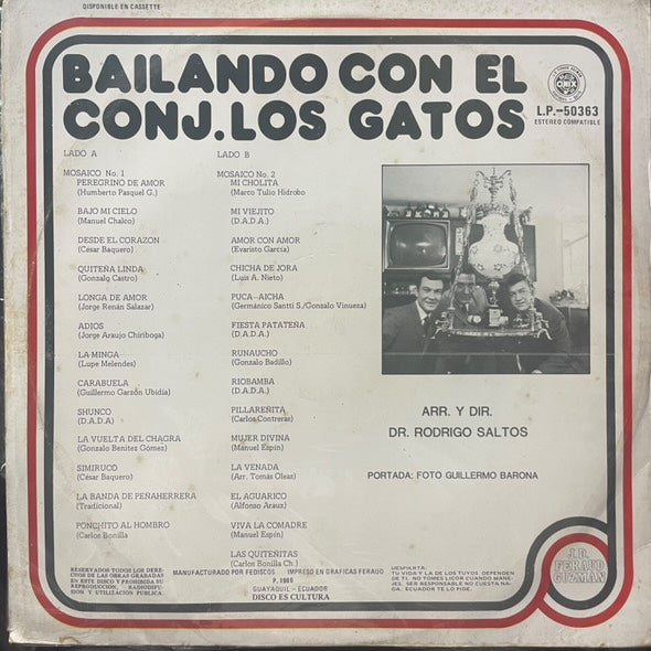 CONJUNTO LOS GATOS - BAILANDO CON LP (DE EPOCA)