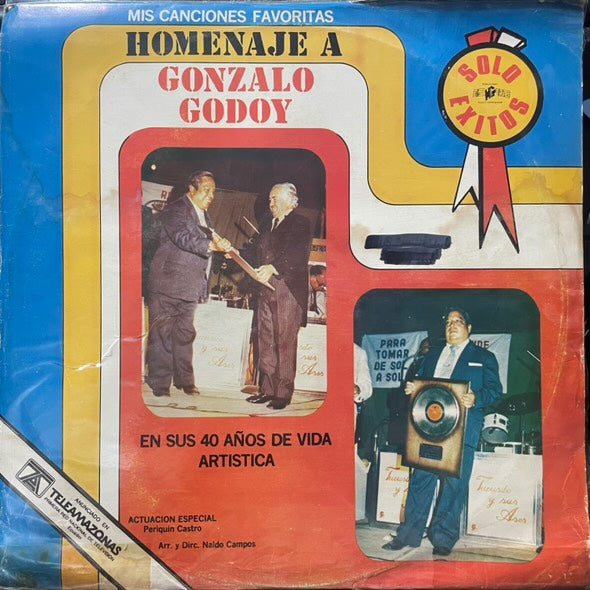 HOMENAJE A GONZALO GODOY - MIS CANCIONES FAVORITAS LP (DE EPOCA)