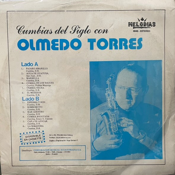 OLMEDO TORRES - CUMBIAS DEL SIGLO LP (DE EPOCA)