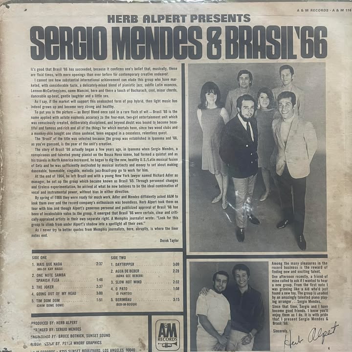 SERGIO MENDEZ & BRAZIL 66 - HERB ALPERT PRESENTS
