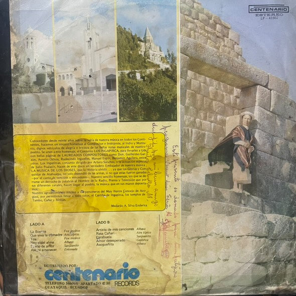 LOS INGAPIRCA - LA MUSICA DE LOS DIOSES LP (DE EPOCA)