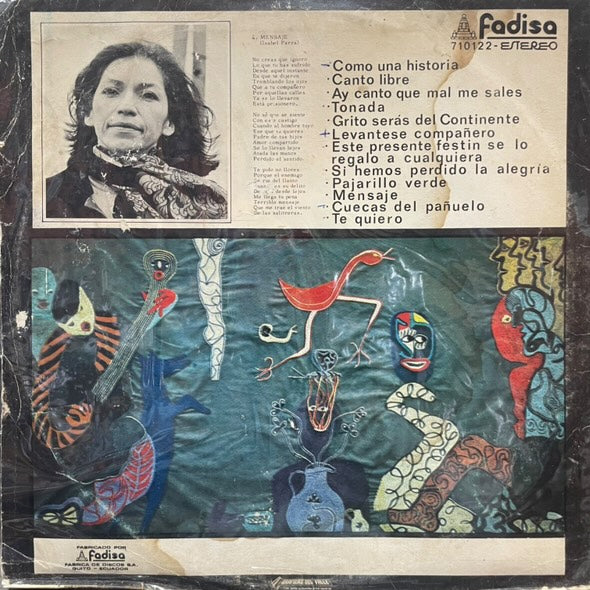 ISABEL PARRA - DE CHILE LP (DE EPOCA)