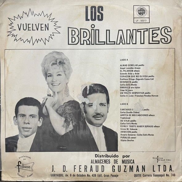 LOS BRILLANTES - VUELVEN LP (DE EPOCA)