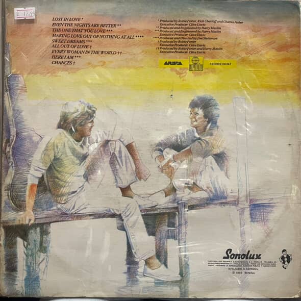 AIR SUPPLY - GREATEST HITS LP EDICION COLOMBIA (DE EPOCA)