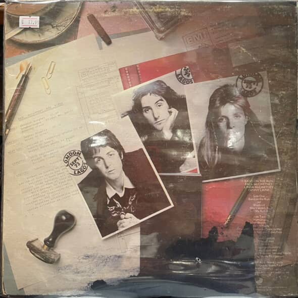 PAUL McCARTNEY - BAND ON THE RUN LP (DE EPOCA)