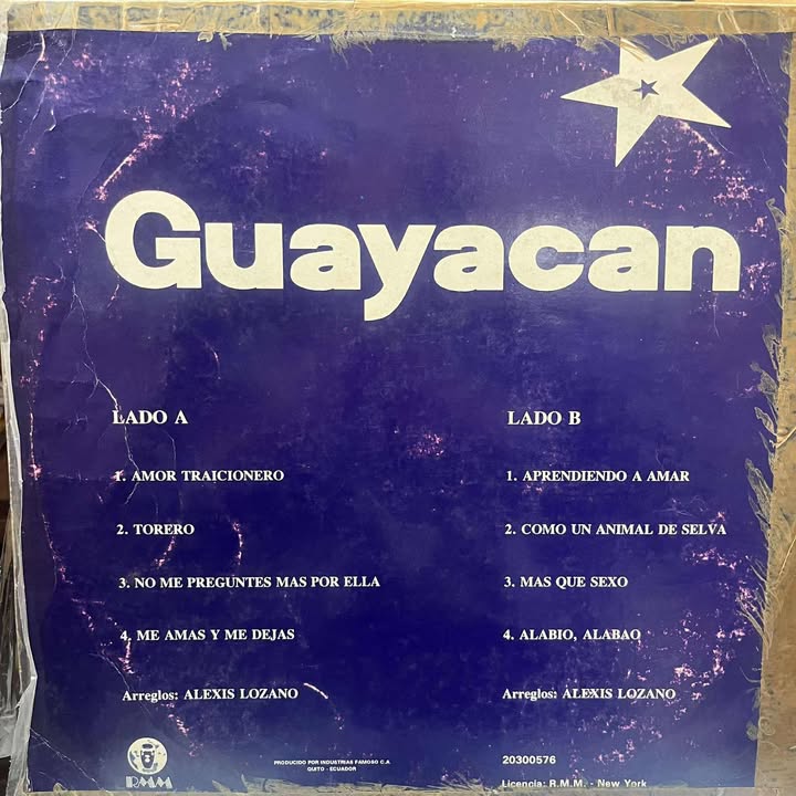 GUAYACAN ORQUESTA - CON EL CORAZON ABIERTO (DE EPOCA) LP