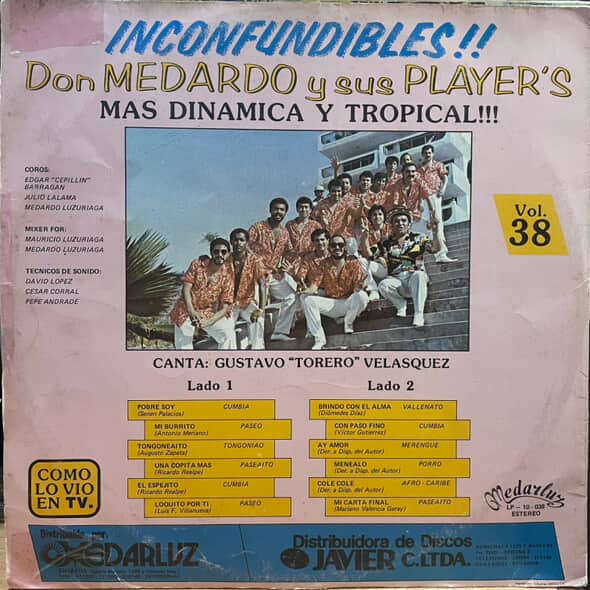 DON MEDARDO Y SUS PLAYERS - INCONFUNDIBLES!! VOL.38 LP (DE EPOCA)