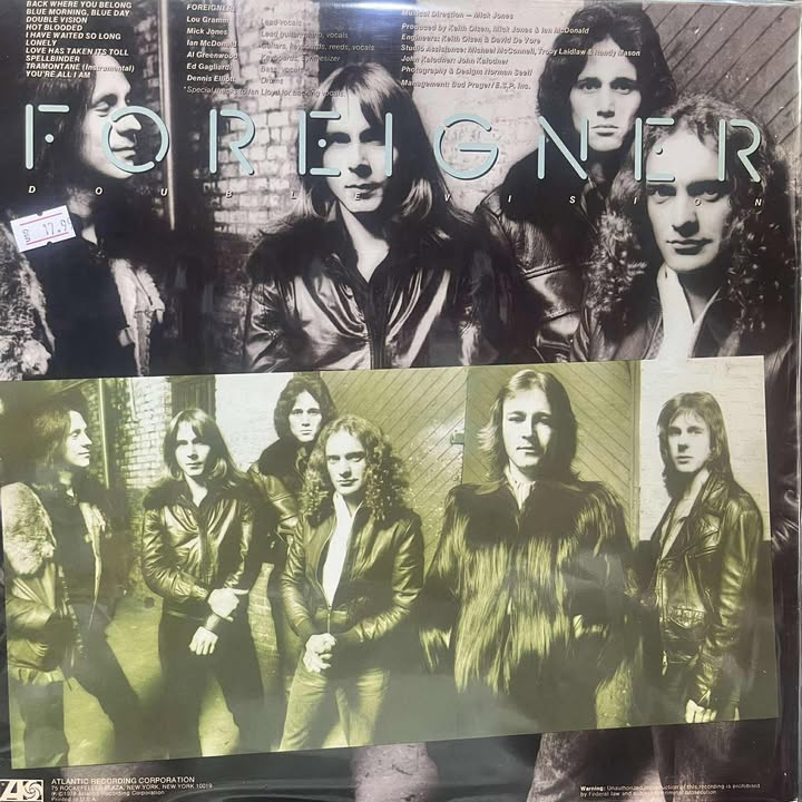 FOREIGNER - DOUBLE VISION LP (DE EPOCA)