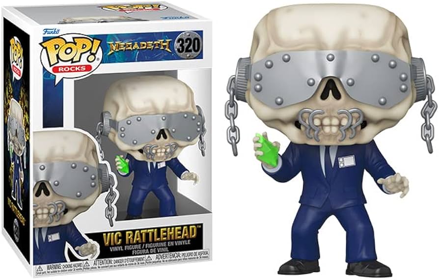 MEGADETH - VIC RATTLEHEAD MUÑECO FUNKO POP ROCKS 320